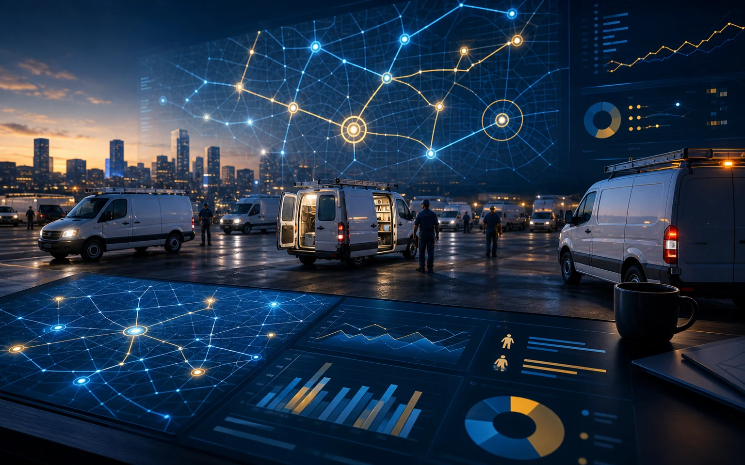 Field Services analytics case study visual