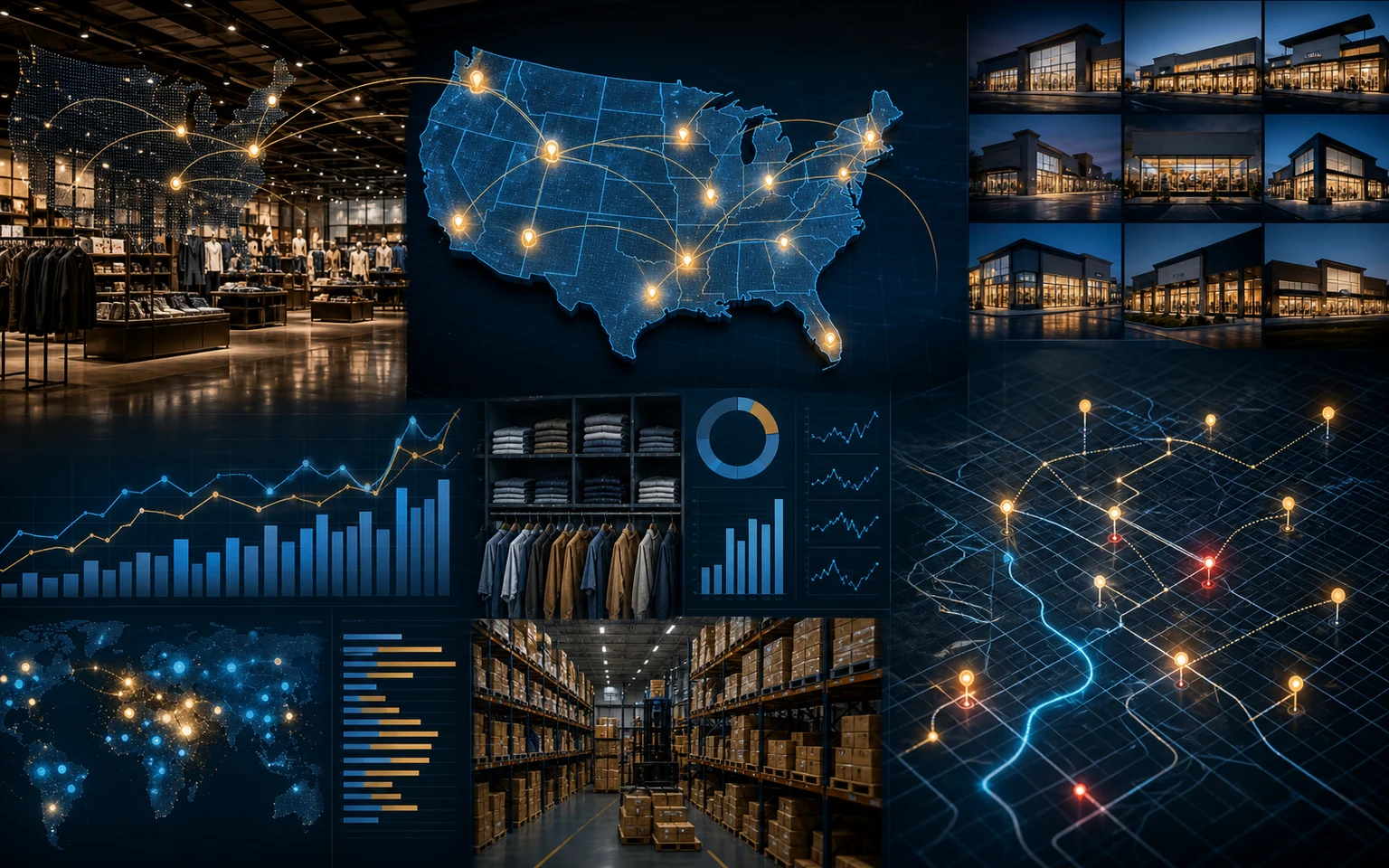 Retail & Multi-Location analytics case study visual