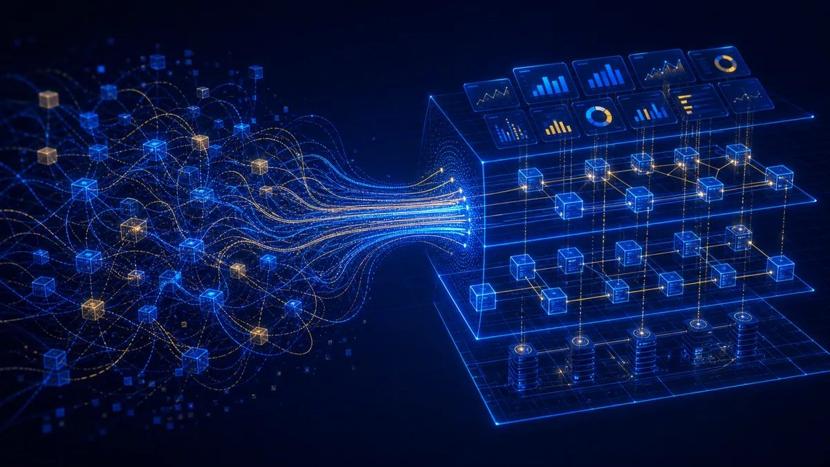 Tangled data foundations reorganized into a scalable metric architecture