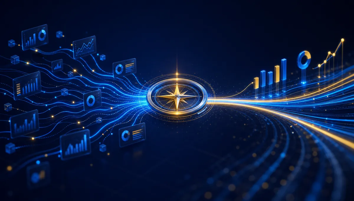 Governed metric definitions resolving into one analytics path